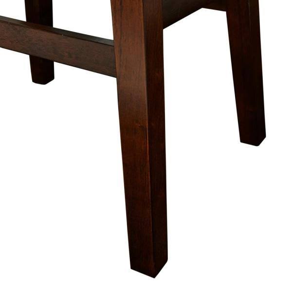 Brown Cow Print Walnut Bar Stool M2662