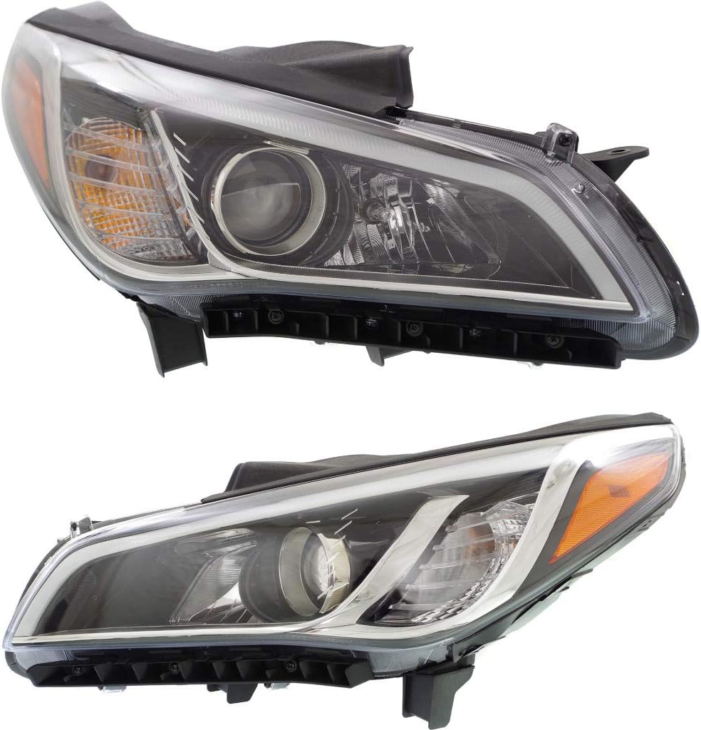 Passenger Side Halogen Headlight for Hyundai Sonata 2015 2016 2017 V51390