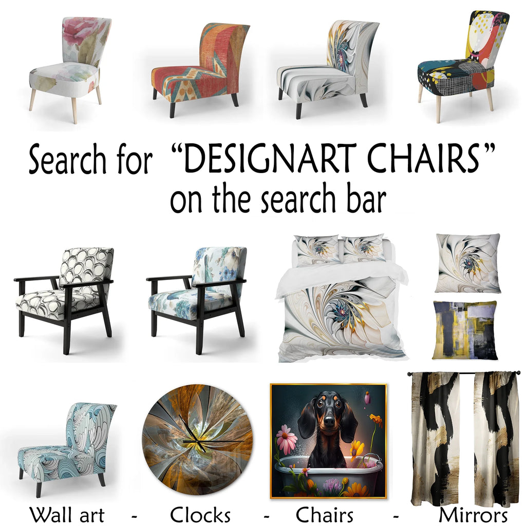 Upholstered Accent Chair and Arm Chair B5724