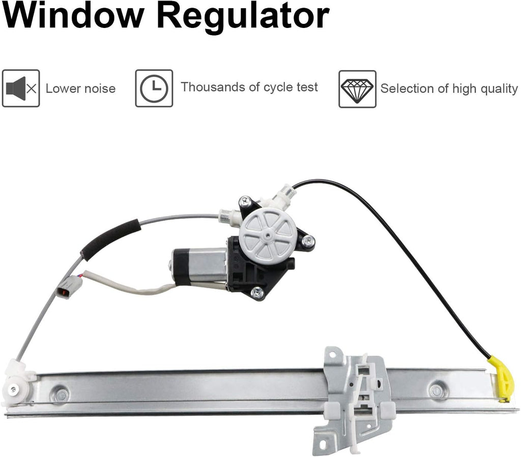 Front Passenger Side Power Window Regulator with Motor Assembly Pack of 2 E828848
