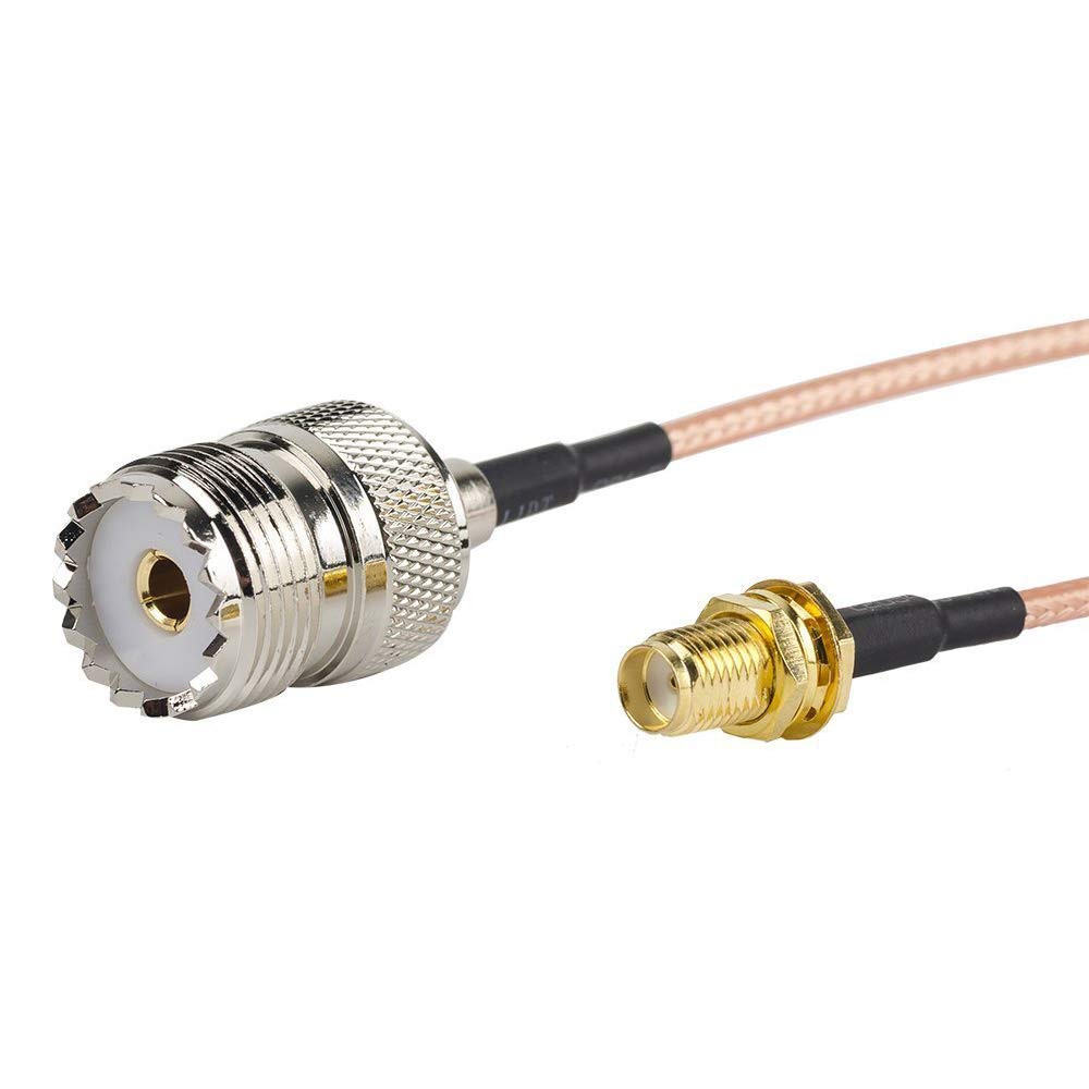 SMA Female to UHF SO-239 Female Adapter Cable 6'' X63262