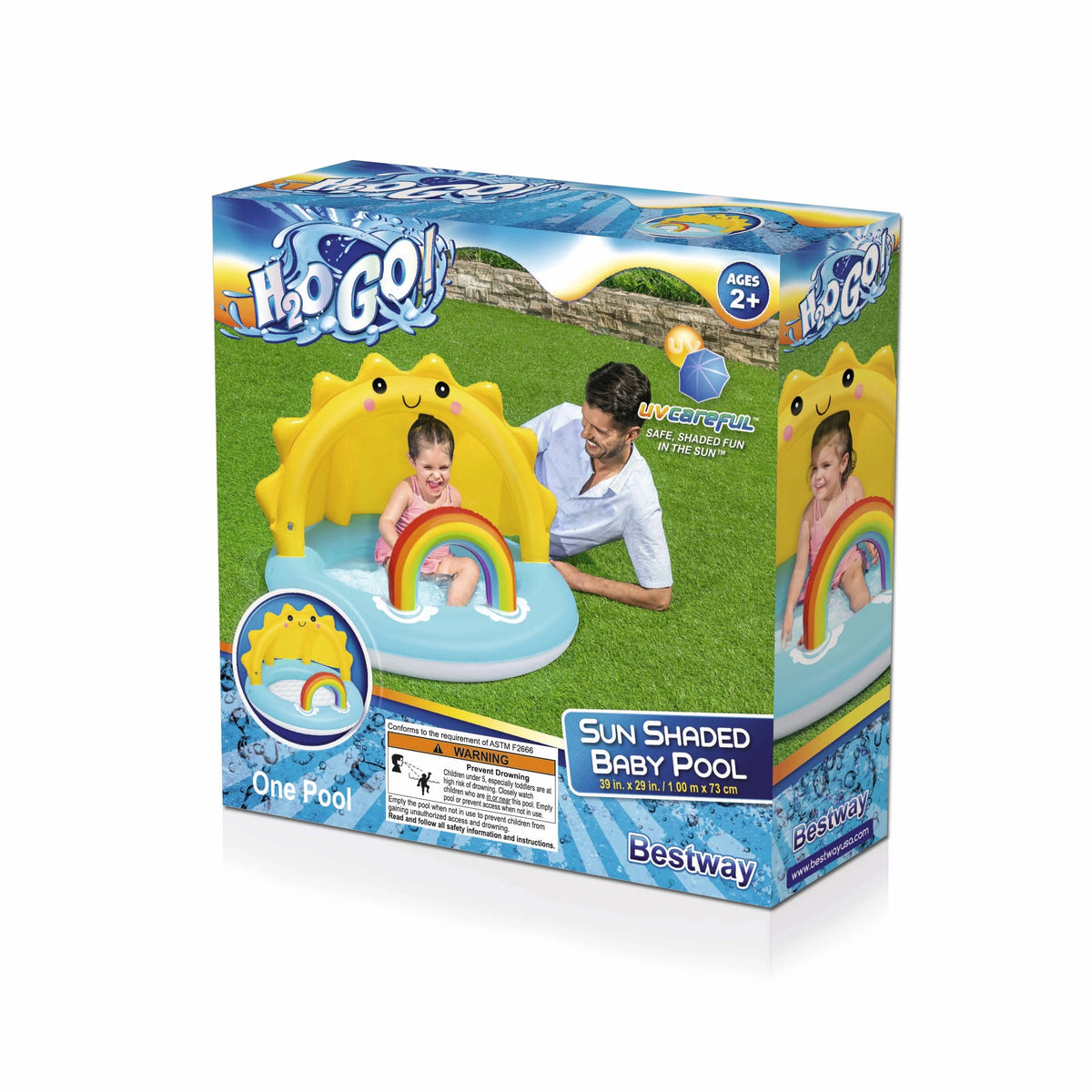 39" x 29" Inflatable Baby Pool K64401