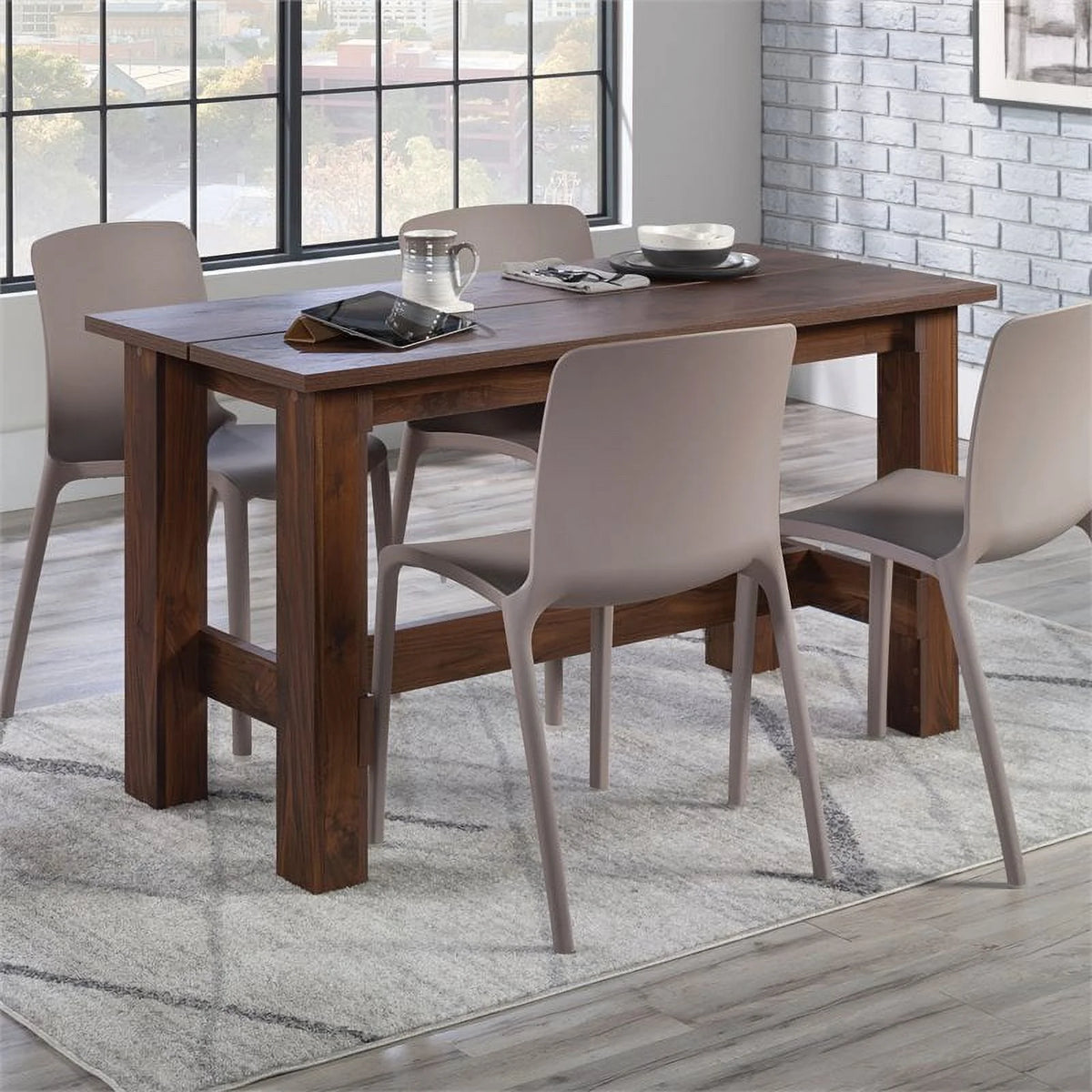 Grand Walnut Dining Table L599125