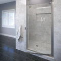 Brushed Nickel Framed Pivot Shower Door H835680