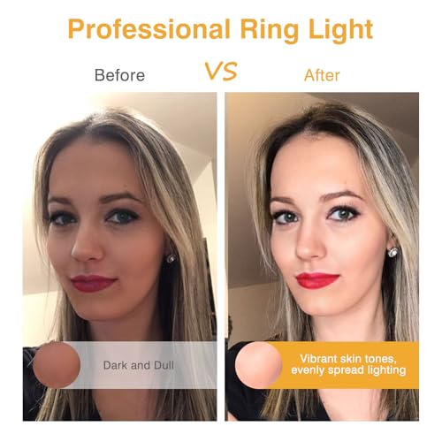 Rechargeable 60 LED Clip on Ring Light K26356