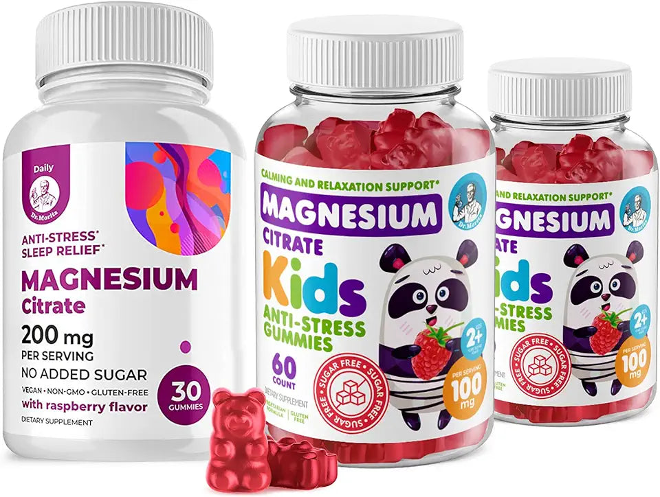 Sugar-Free Magnesium Gummies 30 Count and 60 Count 2 Pack D69864
