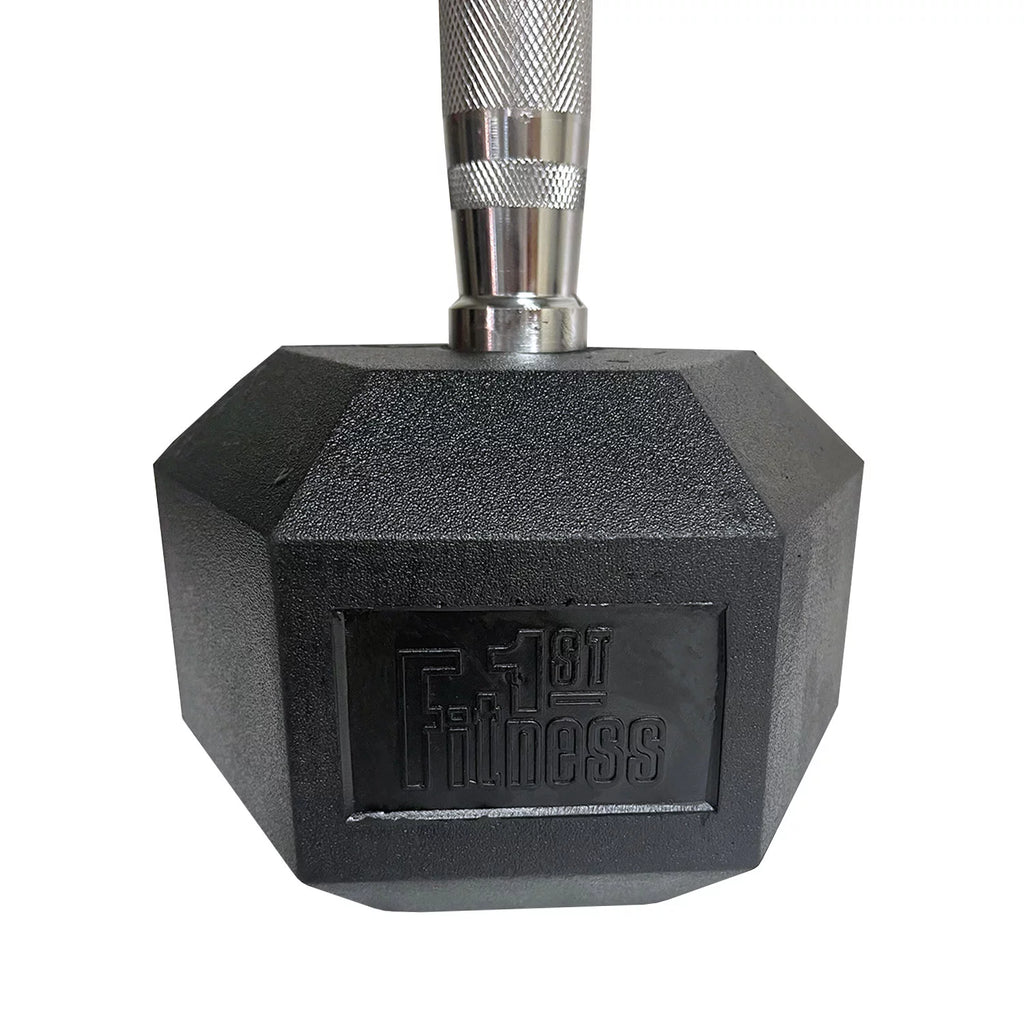 25 lbs Pair Rubber Hex Dumbbell B52632