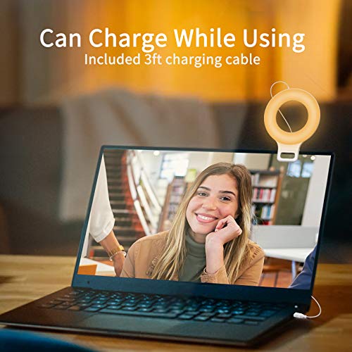 Rechargeable 60 LED Clip on Ring Light K26356