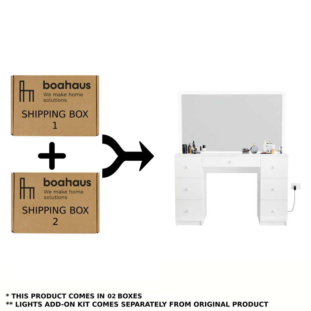 White Painted Vanity Table P5538
