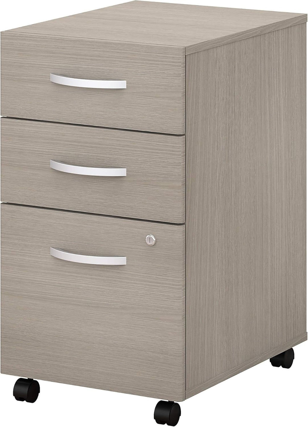 3 Drawer Mobile File Cabinet Sand Oak X226