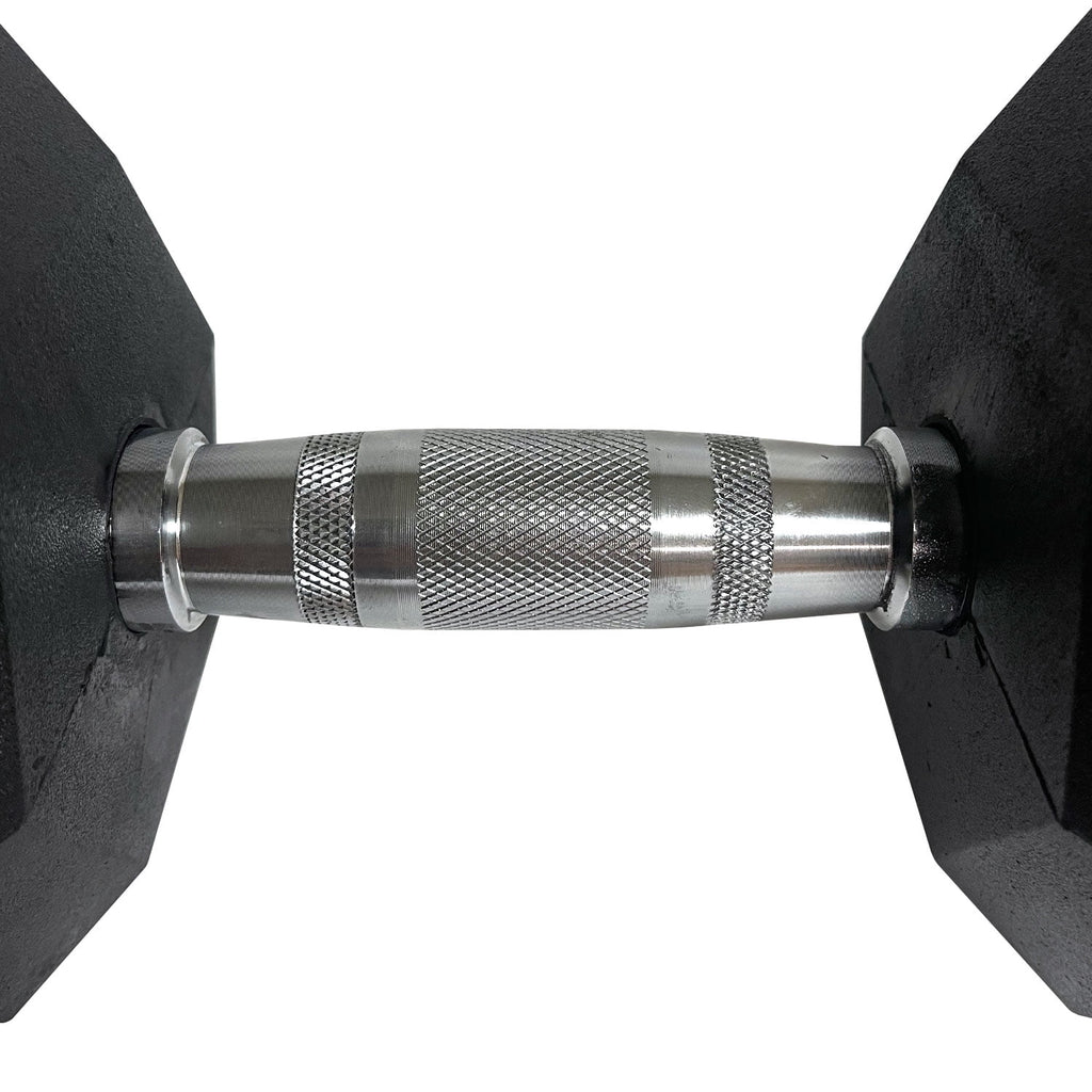 25 lbs Pair Rubber Hex Dumbbell B52632
