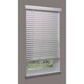 Cordless Faux Wood Blind, white, 24-1/4x22w x 5 A430
