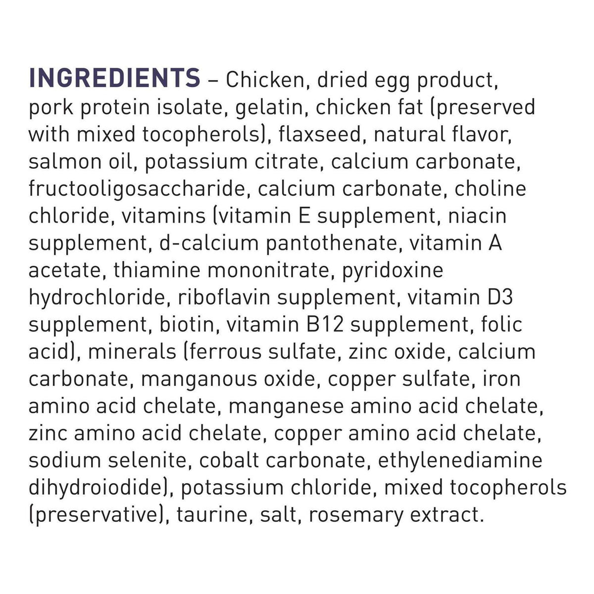 Chicken Formula Dry Cat Food P3267