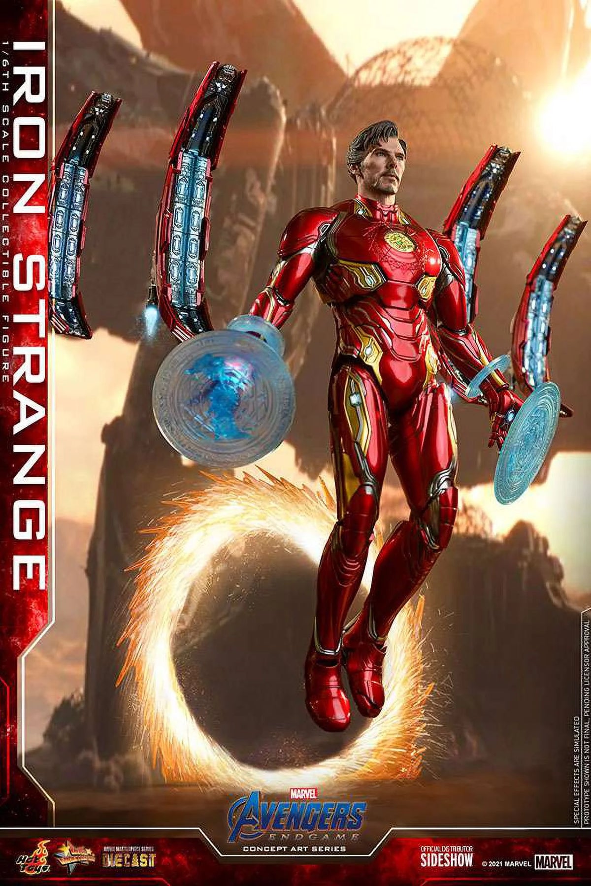 Diecast Iron Strange Collectible Figure V93719