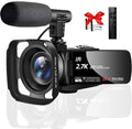 2.7K 30FPS 30MP IR Night Vision Camcorder with 2.4G Remote and Microphone F345
