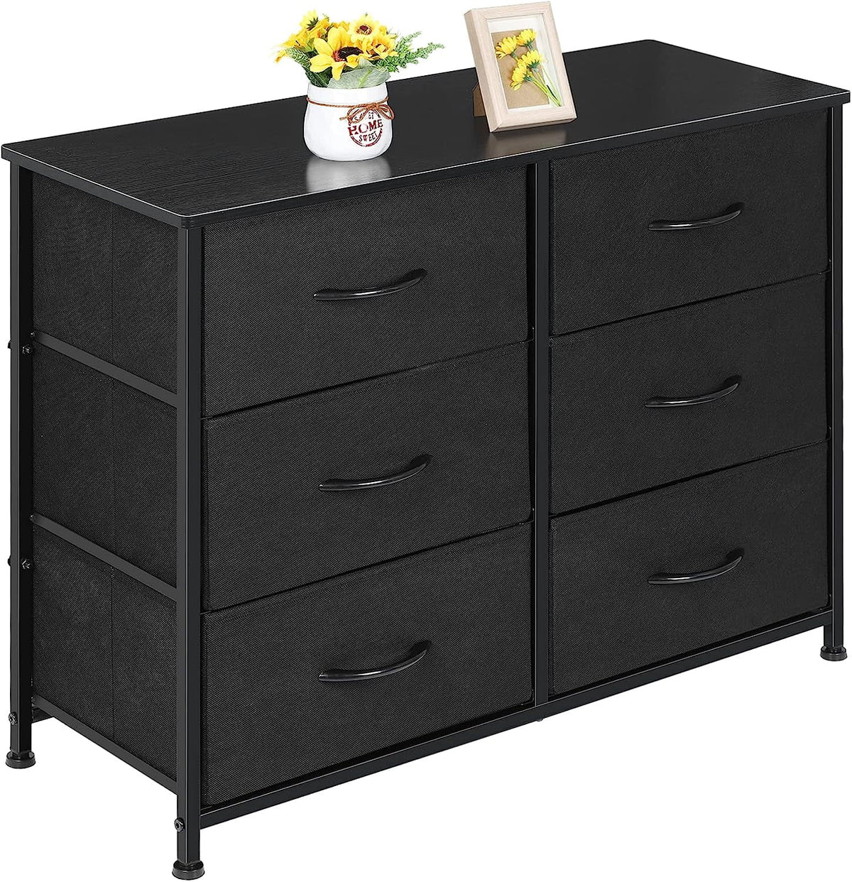 Gray 6 Drawer Dresser K210