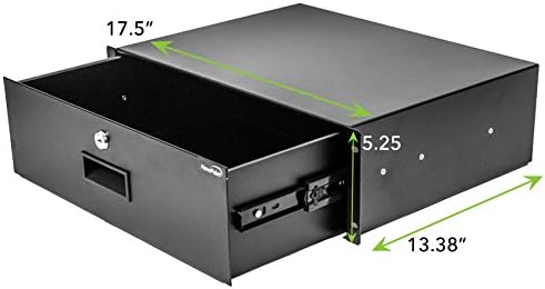19 Inch Rack Mount Lockable Deep Drawer 3U T223913
