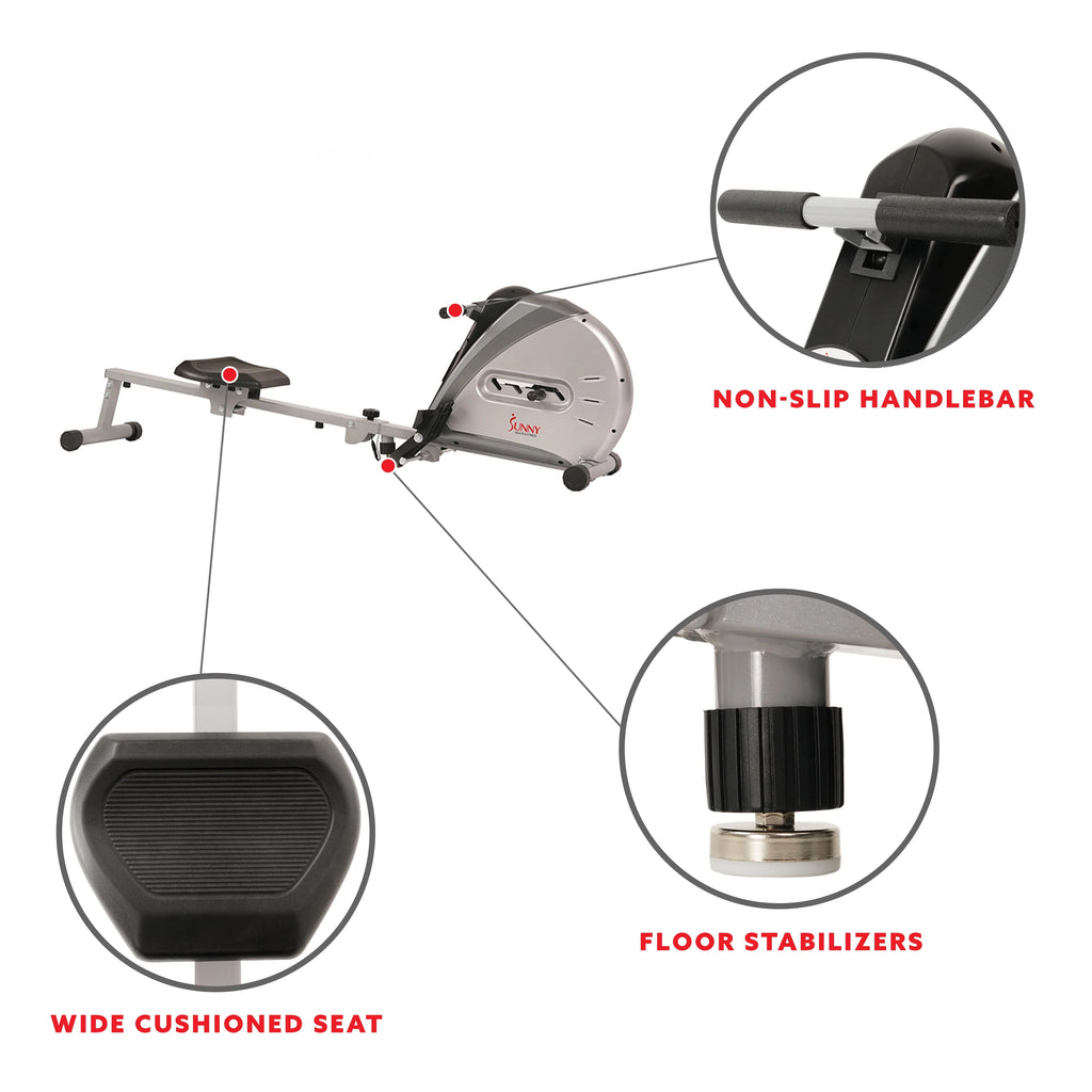 Elastic Cord Rowing Machine Rower with LCD Monitor P490