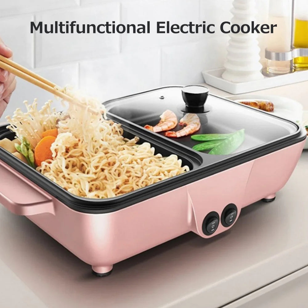 1200W Electric Grill Pan Barbecue Machine S6817
