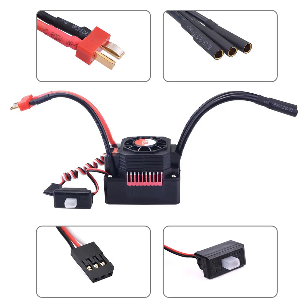 60A Brushless Waterproof Electronic Speed Controller Q772