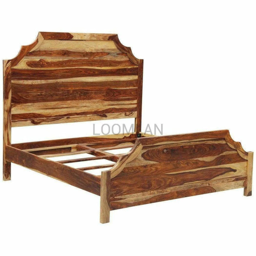 Panel Bed with Headboard and Footboard L754