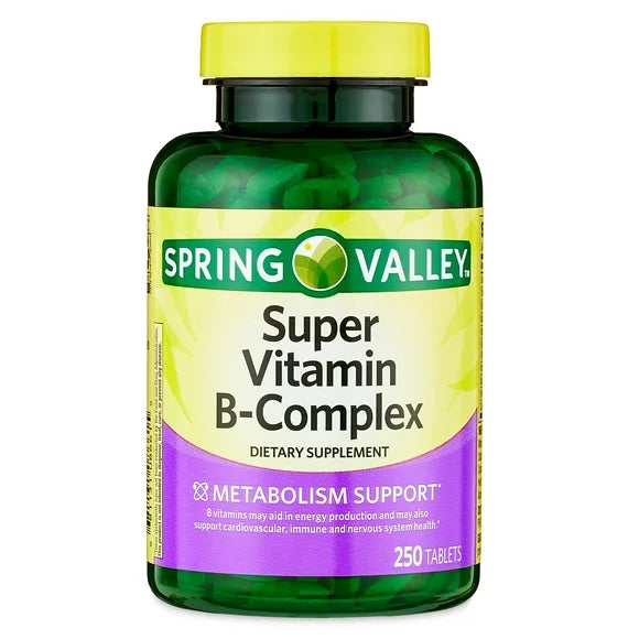 Vitamin B-Complex Dietary Supplement Tablets, 250 Count O840
