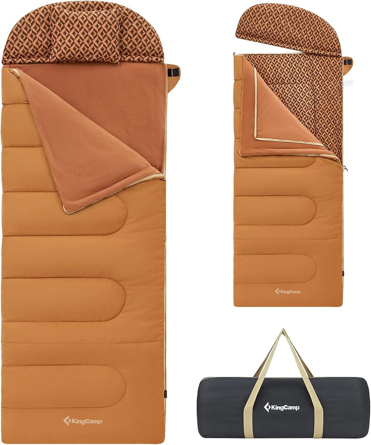 Zero Degree Heavy Duty Sleeping Bag with Removable Liner Compression Sack D82542