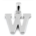 W Initial Pendant Necklace 925 Sterling Silver Y12470