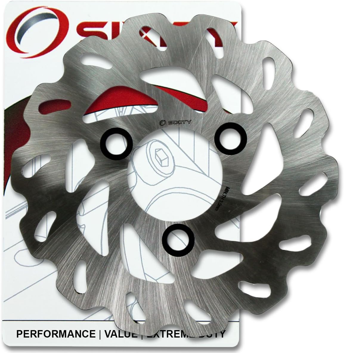 Rear Replacement Rotor Kit Pack of 2 Q599
