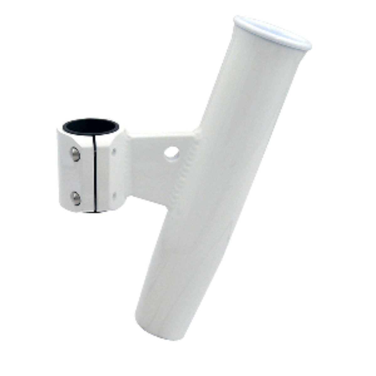 Aluminum Vertical Clamp-On Rod Holder White H456