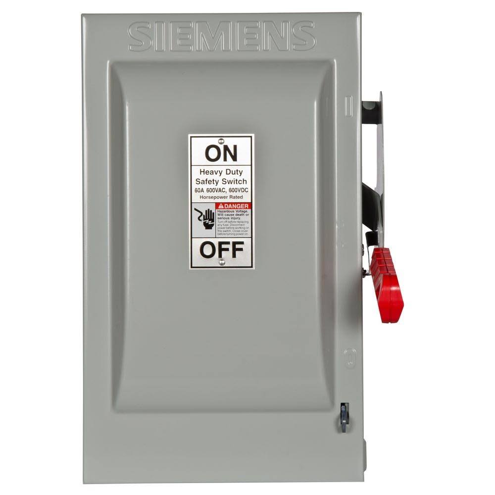 60 Amp 600VAC Safety Switch 3PST I711