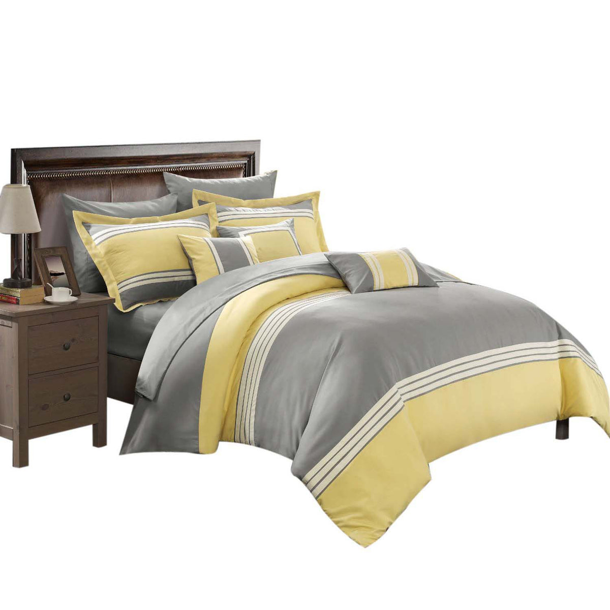 King 10 Pieces Comforter Bed In A Bag C369