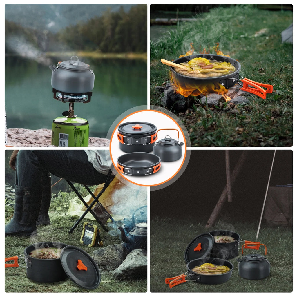 16pcs Camping Cookware Set B367129