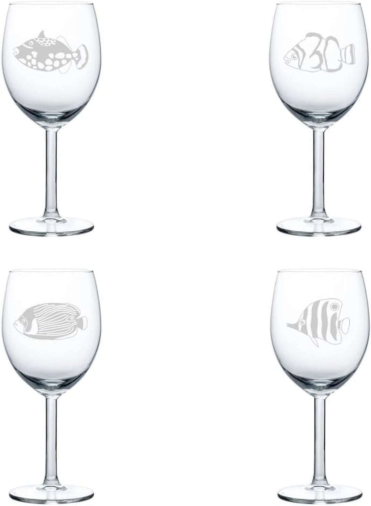 Set of 4 Wine Glass 10 oz N432