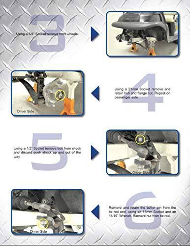 6x22 A-Arm Lift Complete Kit for Club Car Precedent Golf Carts O5894