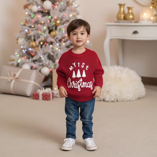 Newborn Christmas Knit Sweater B273