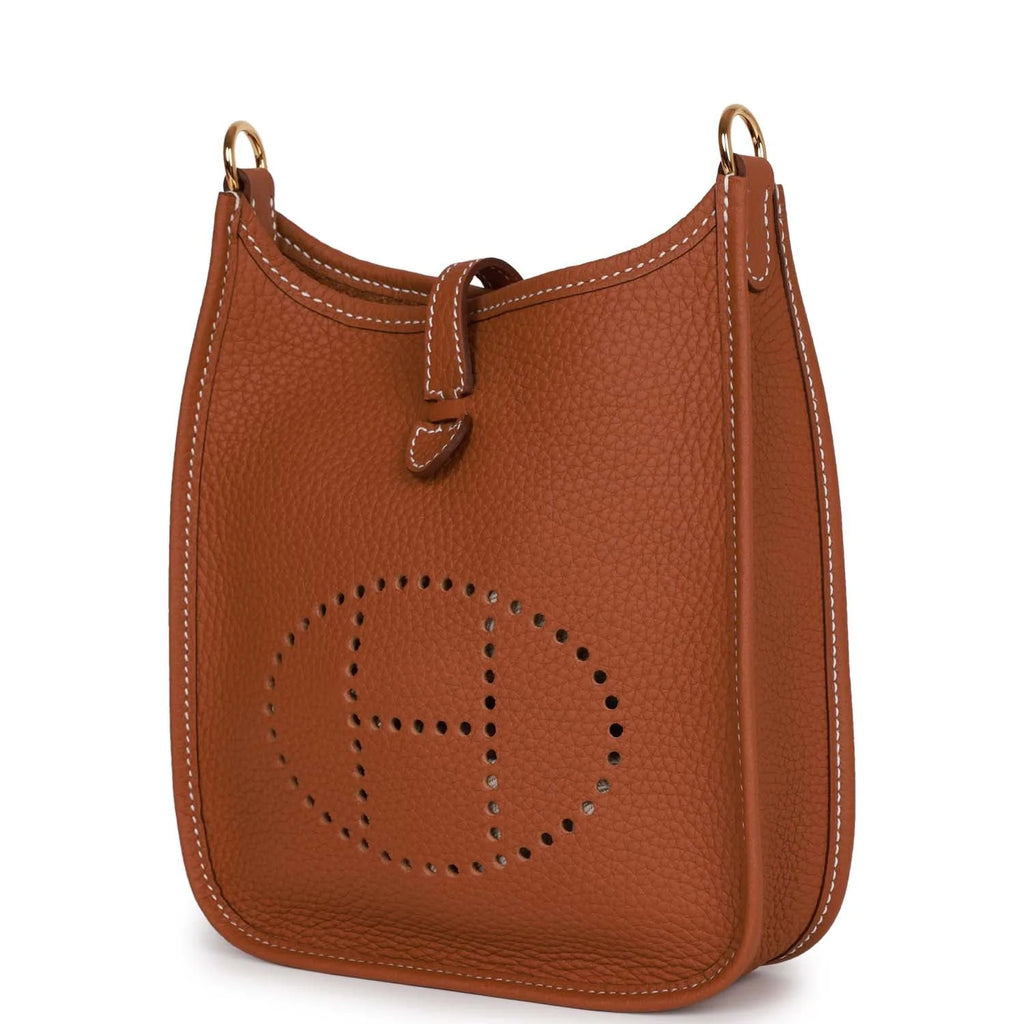 Gold Clemence Leather Bag E502303