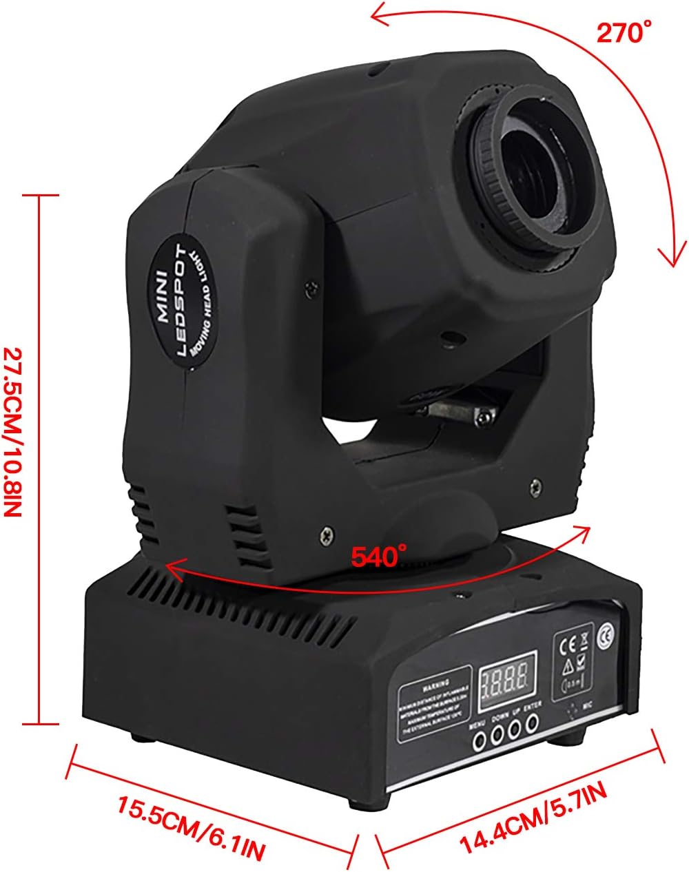 60W LED Moving Head Spot Light with 8 Colors and 8 Gobos K3983