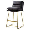 Vintage Black Counter Height Chair E799