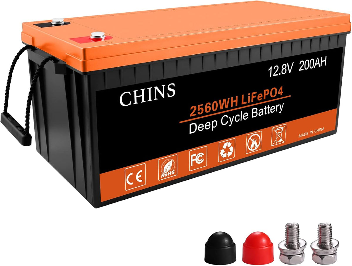 12V 100AH LiFePO4 Lithium Battery with Built-in 100A BMS V6382