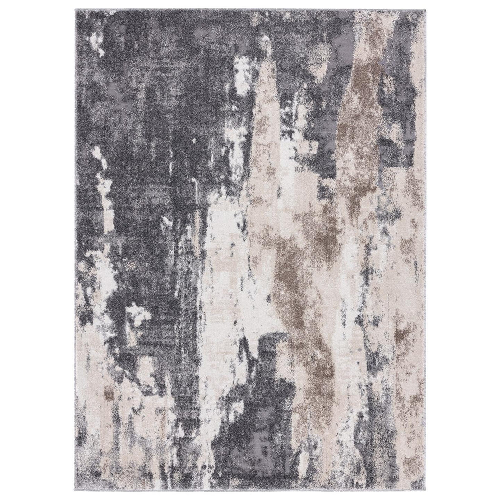 Modern Abstract Area Rug Gray 8 x 10 A72850