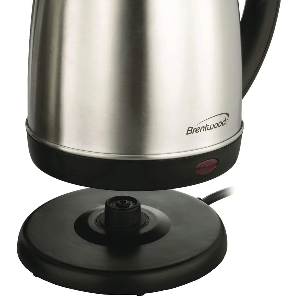 50.7 oz Electric Kettle Brushed Stainless Steel Y5970