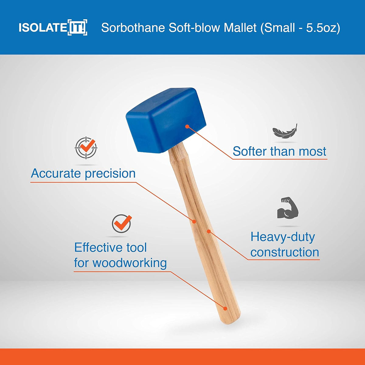 Soft-Blow Mallet Pack of 2 J326620