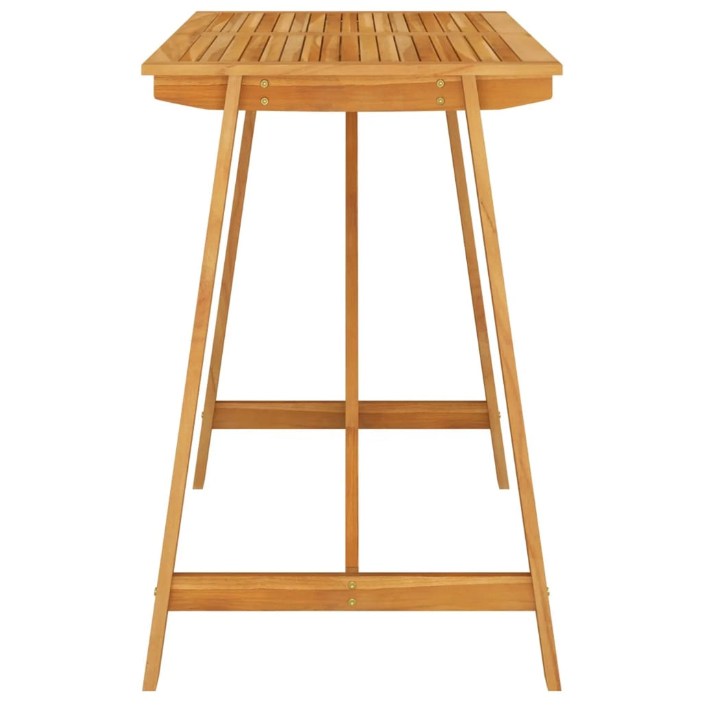 Acacia Wood Counter Height Bar Table Y4894