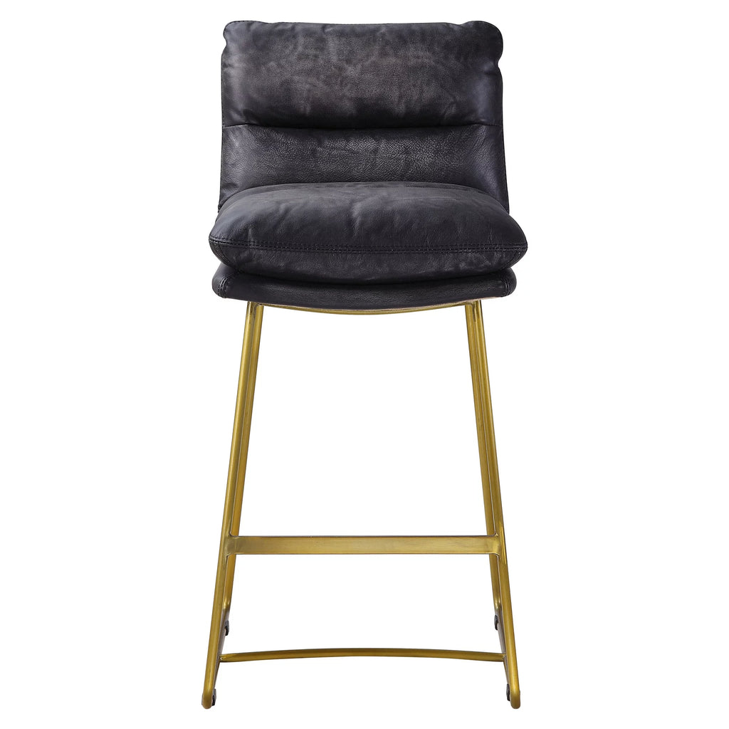 Vintage Black Counter Height Chair E799