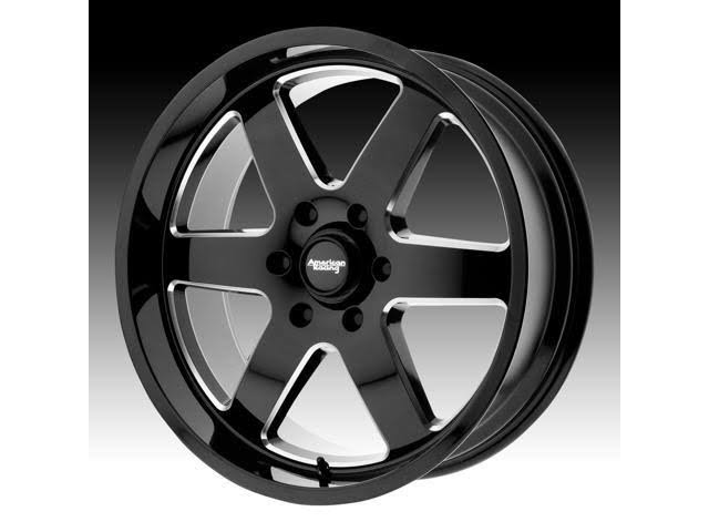 Gloss Black Milled Patrol Wheels P1597