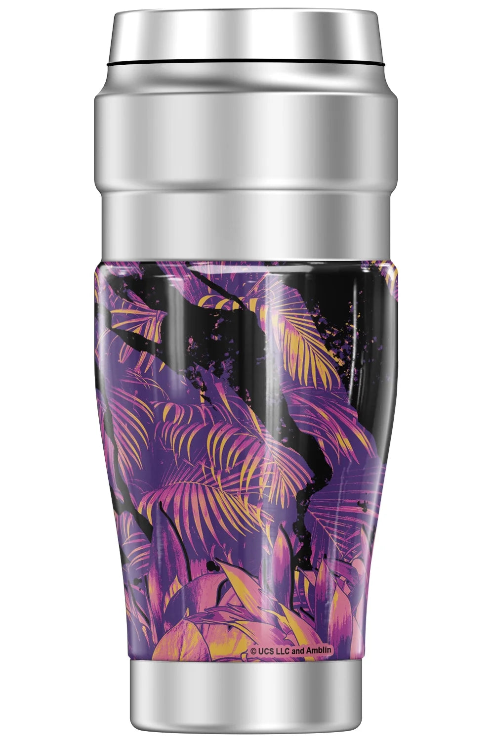Purple Stainless Steel Travel Tumbler, Vacuum Insulated, 16oz V8024