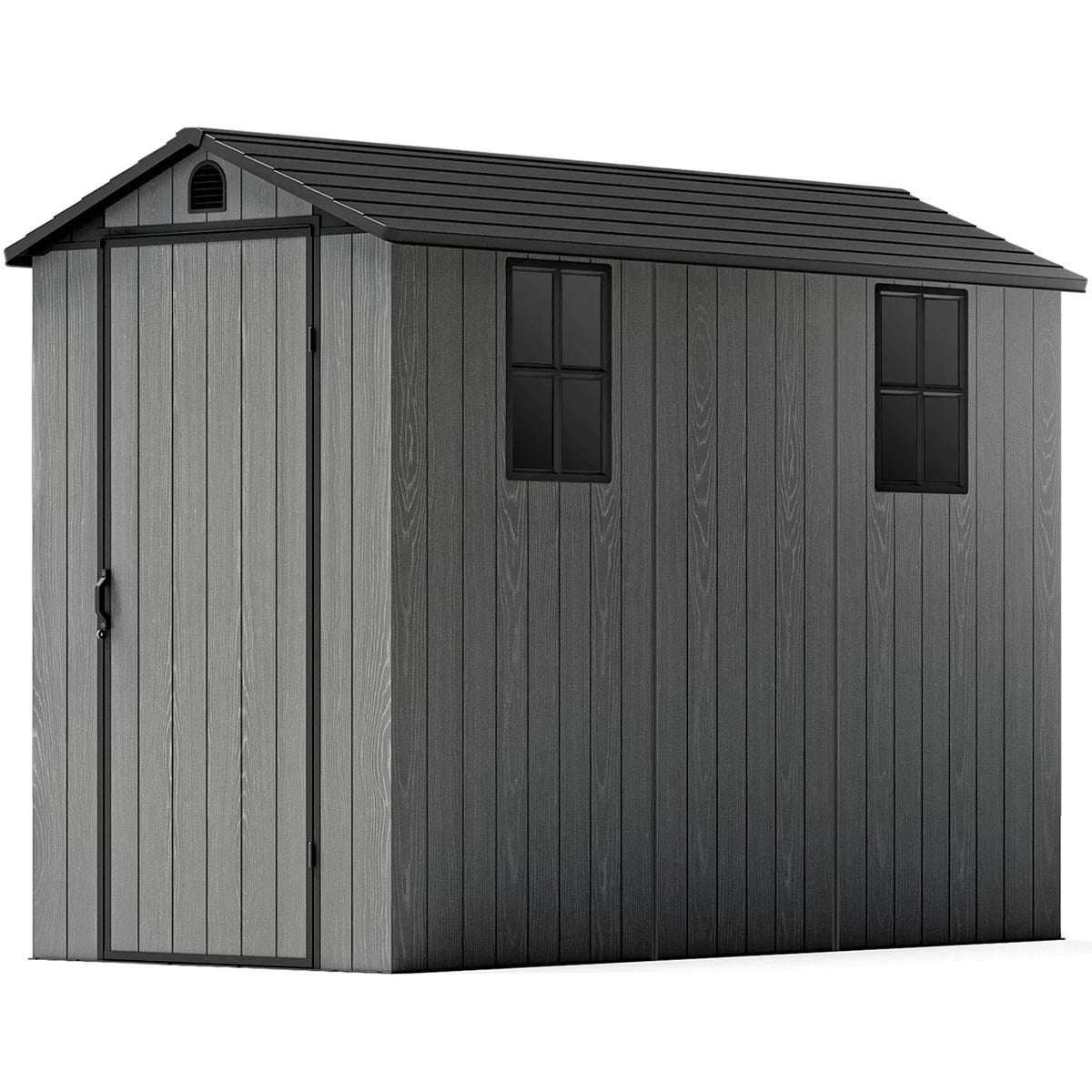 4x8 Resin Storage Shed with Lockable Doors T846