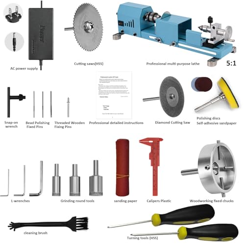 Mini Multi-Purpose Lathe with Tools C907908