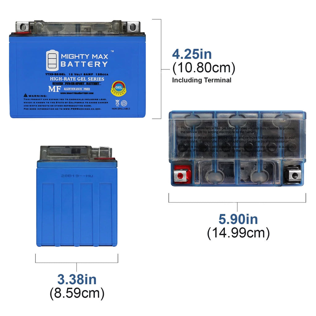12V 8AH Gel Battery P8185